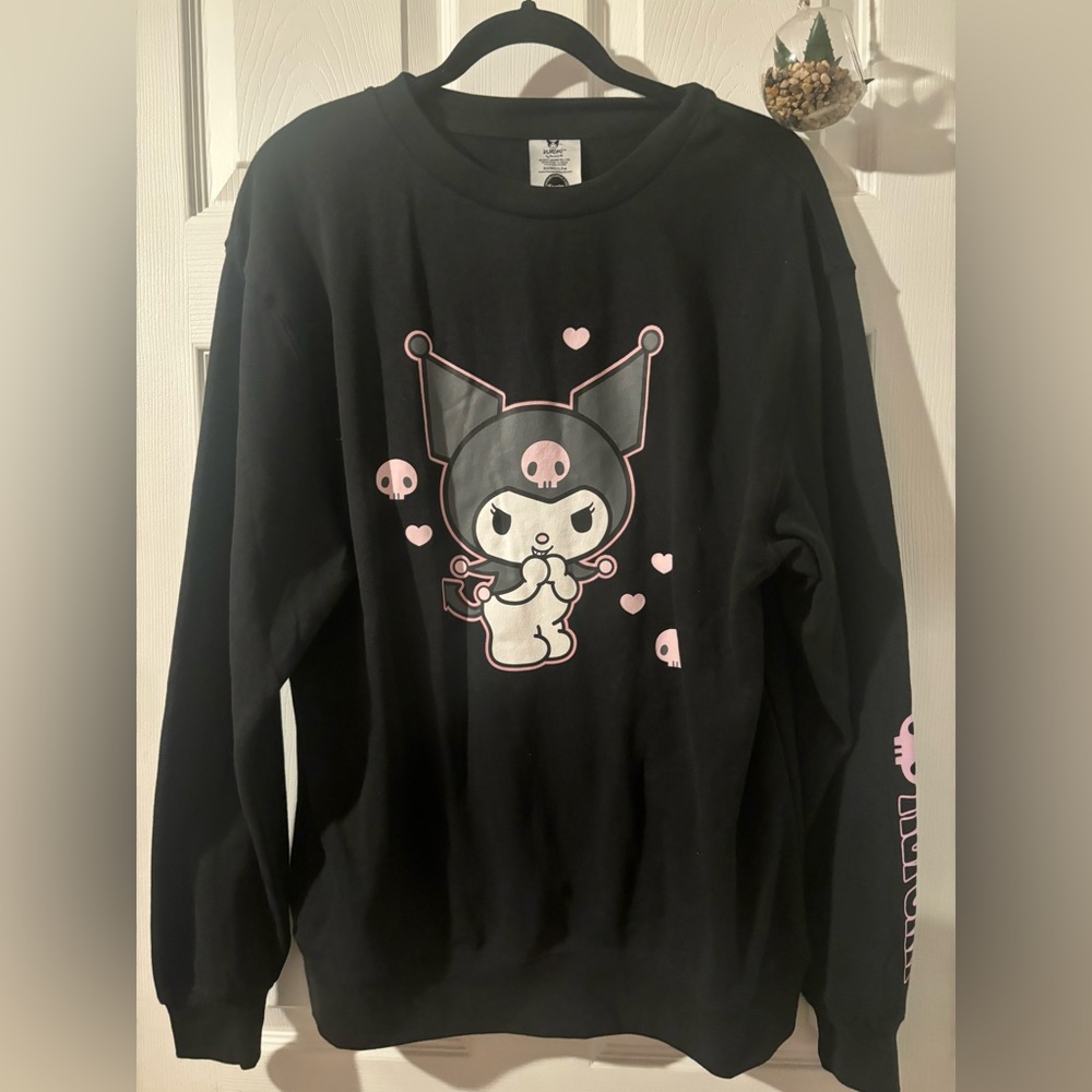BLACK M KUROMI SANRIO SWEATER NWOT